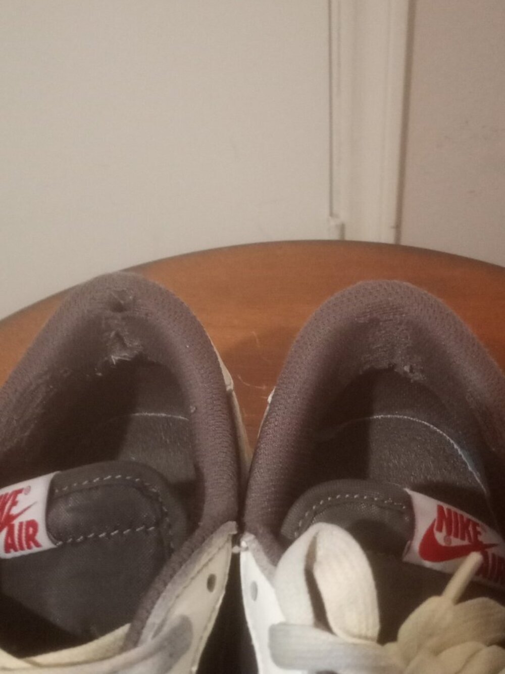 Men's Jordan 1 Retro Low OG SP Travis Scott Reverse Mocha Size 7, PREOWNED - Picture 7 of 16